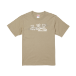 髭犬集団_シュナウザーズ_T03SK【トリオ・5001・サンドカーキ・Tシャツ】